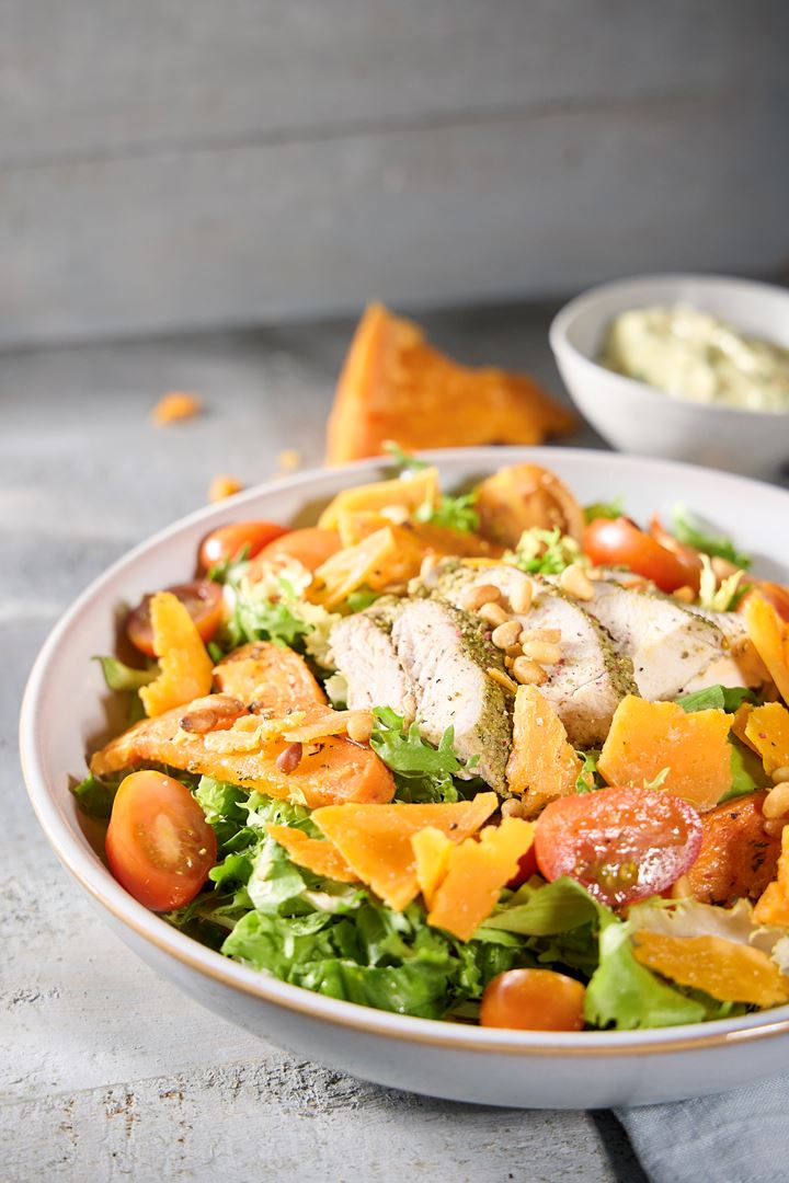 Pesto Chicken & Mimolette