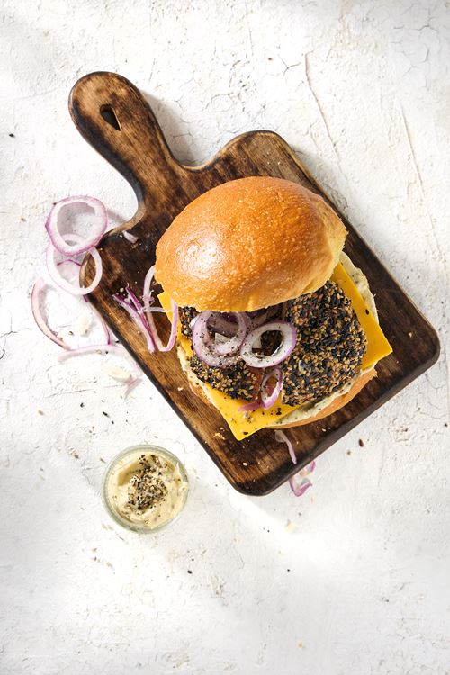 Pepper Chicken Bun