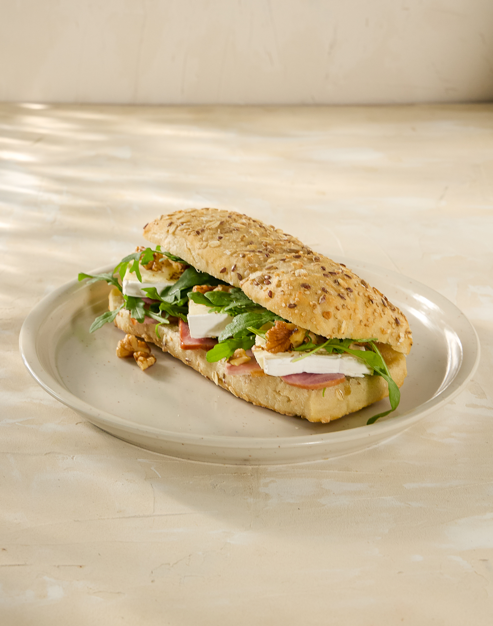 Ciabatta Brie & Turkey Bacon