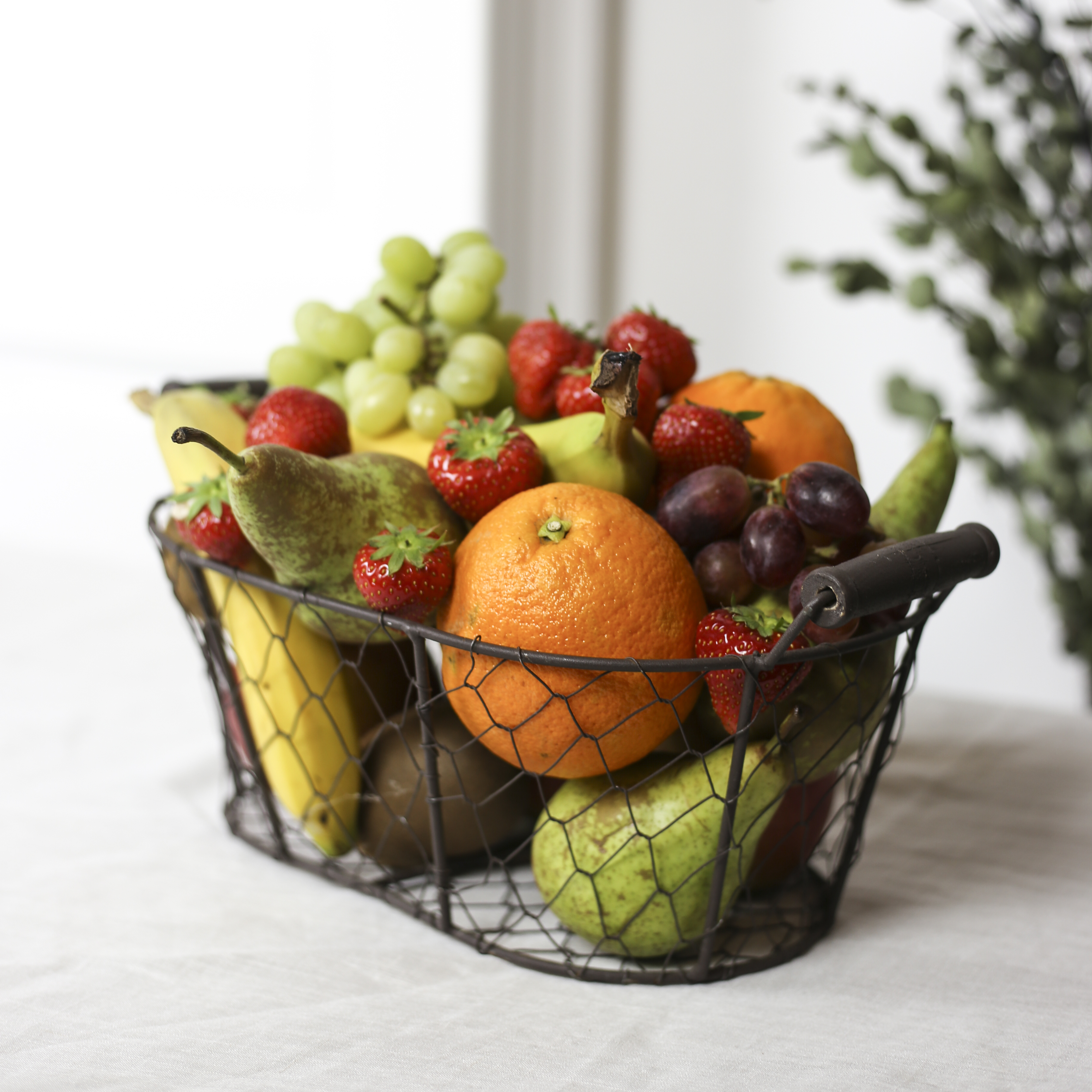 Fresh fruit basket