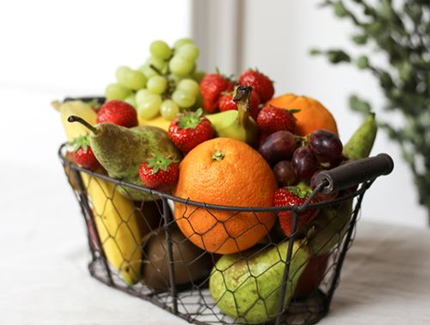 Fresh fruit basket