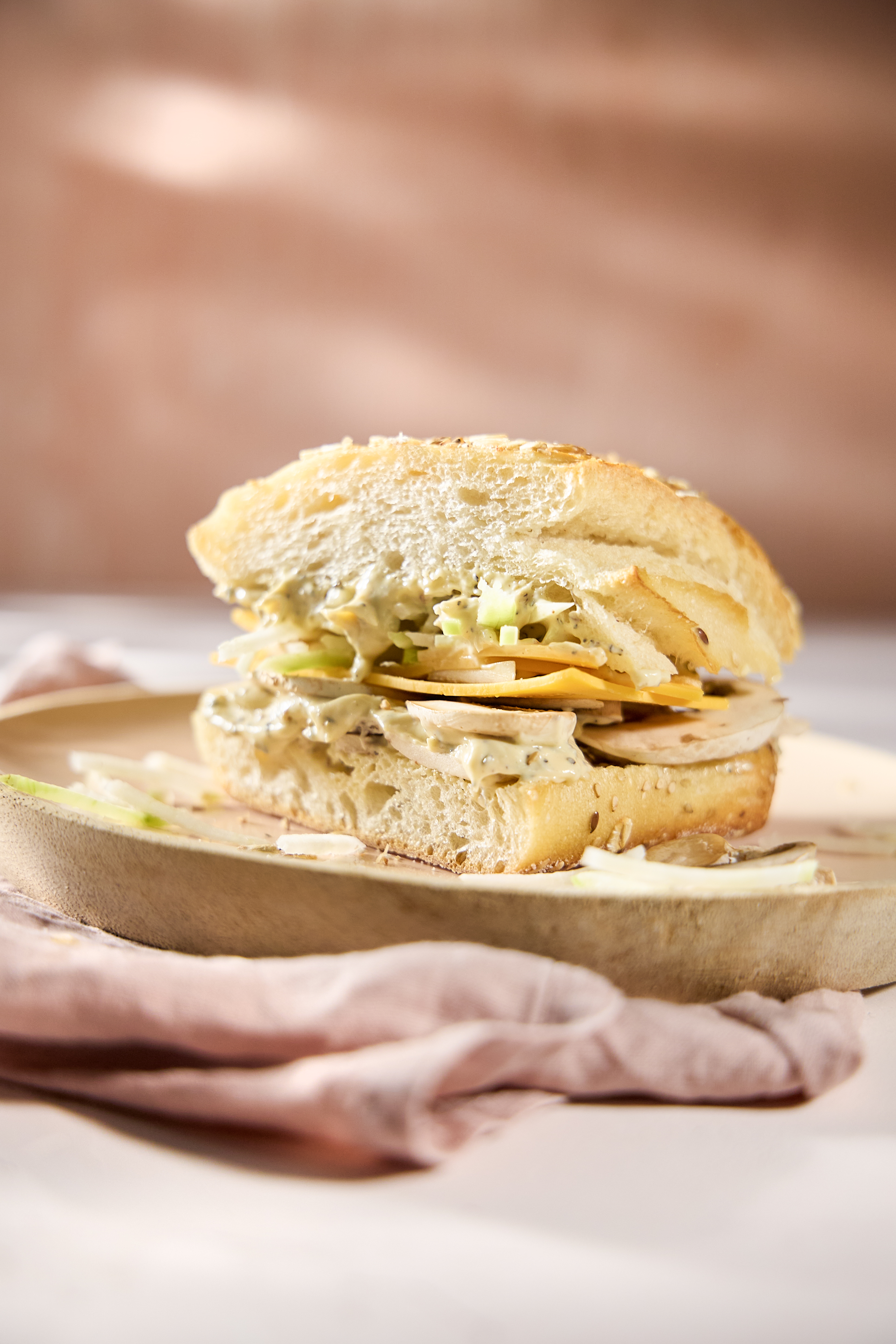 Ciabatta Cheesy Champi