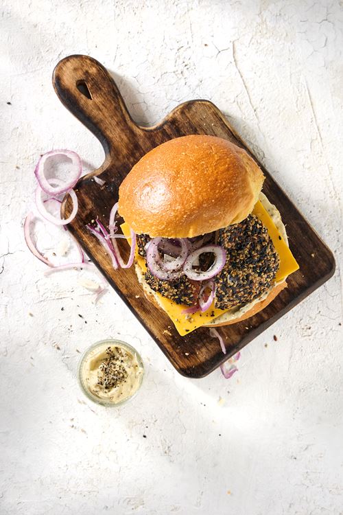 Pepper Chicken Bun